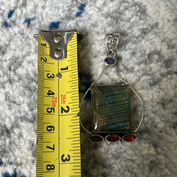 925 gemstone pendant - Picture 5 of 5